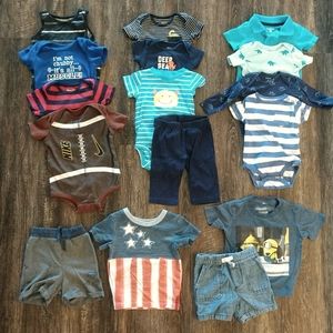 16 pc baby boy bundle. Less than $1 each!